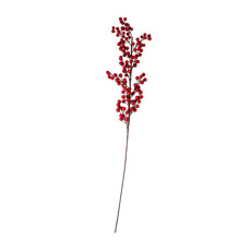 Imagem de HASTE DE BERRIES VERMELHAS PERMANETES DECORATIVAS EM ISOPOR 90X10 CM - GRILLO 58378 - Grillo Ltda