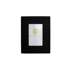 Imagem de PORTA RETRATO DECORATIVO TEXTURIZADO EM MDF PRETO 10X15 CM - ENTRECASA - Inverno Verao Comercio De Modas E Decoracao Eireli