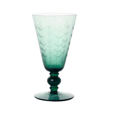 Imagem de CONJUNTO 6 TAÇAS EM VIDRO VERDE 260ML TEXTURA BOLHAS 17X9X9 CM - CROSS - Cross Comercial Ltda
