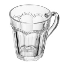 Imagem de XÍCARA DE CHÁ BELLE EPOQUE 180ML EM VIDRO 8X10X8 CM - LYOR - Coliseu Presentes Ltda
