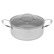 Imagem de CAÇAROLA ISA SCHER EM AÇO INOX 4,2L COM TAMPA 10X24X24 CM - MIMO STYLE - Mimo Importacao Exportacao Ltda