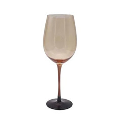 Imagem de JOGO BURANO 4 TAÇAS PARA VINHO 600ML EM CRISTAL ECOLÓGICO 25X9X9CM - L'HERMITAGE - Full Fit Industria Importacao E Comercio Ltda.