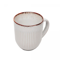 Imagem de CANECA LINEAR CINZA 380ML EM CERÂMICA 10X9X9 CM - LYOR - Coliseu Presentes Ltda