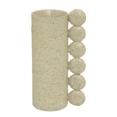 Imagem de VASO DECORATIVO EM RESINA BEGE 21X12X8 CM - MABRUK - Mabruk Importacao E Comercio Ltda