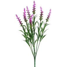 Imagem de BUQUÊ DECORATIVO DE LAVANDA LILÁS EM PLÁSTICO MOLDÁVEL 44X20CM - GRILLO - Grillo Ltda