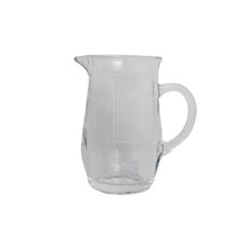 Imagem de JARRA MEDIDORA 250ML EM VIDRO 13X8CM - LYOR - Coliseu Presentes Ltda