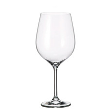 Imagem de CONJUNTO CREX 6 TAÇAS PARA VINHO BRANCO 600ML EM CRISTAL 24X10X10CM - CRYSTAL BOHEMIA - Rojemac Impotacao E Exportacao Ltda