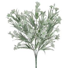 Imagem de BUQUÊ PERMANENTE DECORATIVO DE GRAMA CINZA EM PLÁSTICO MOLDÁVEL 35X22CM - GRILLO - Grillo Ltda