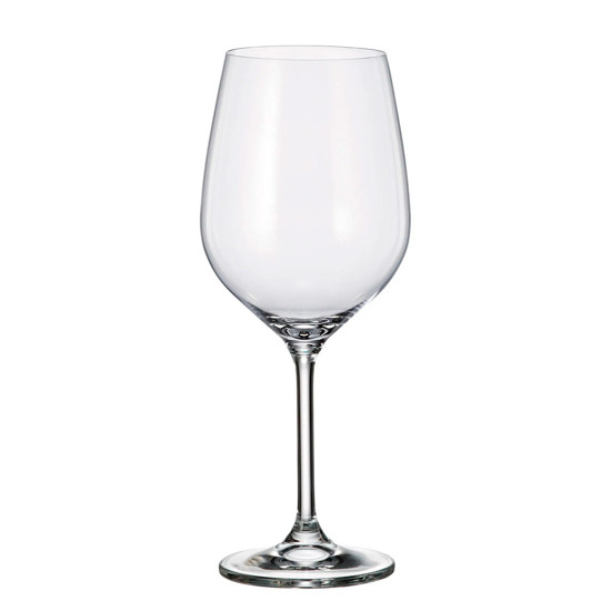 Imagem CONJUNTO CREX 6 TAÇAS PARA VINHO BRANCO 480ML EM CRISTAL 24X9X9CM - WOLFF