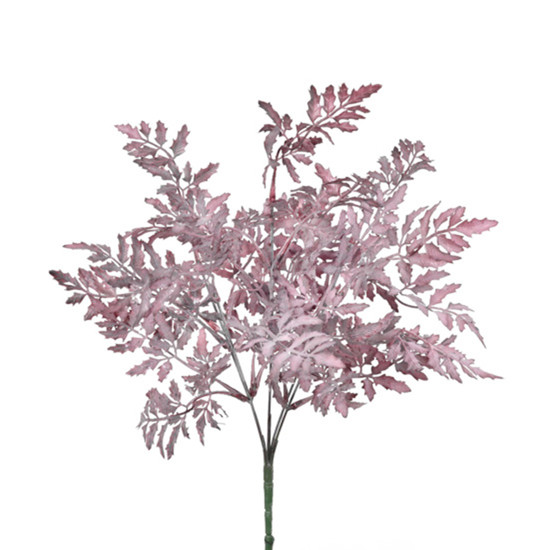 Imagem BUQUÊ DECORATIVO DE GRAMA VINHO EM PLÁSTICO MOLDÁVEL 37X22CM - GRILLO