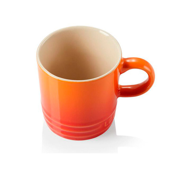 Imagem CANECA LONDON 100ML LARANJA EM CERÂMICA 6,55X5,7X5,7CM - LE CREUSET