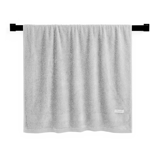 Imagem TOALHA BANHÃO BORGIA EM ALGODÃO VELUDO BRANCO GELO 150X86CM - TRUSSARDI