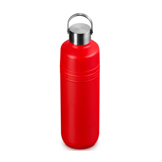 Imagem GARRAFA TÉRMICA 1L OTG VERMELHA EM AÇO INOX 33,1X8,8X8,8CM - LE CREUSET