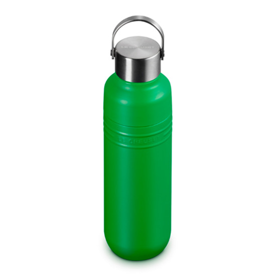 Imagem GARRAFA TÉRMICA 500ML OTG BAMBOO GREEN EM AÇO INOX 28X7,3X7,3CM - LE CREUSET