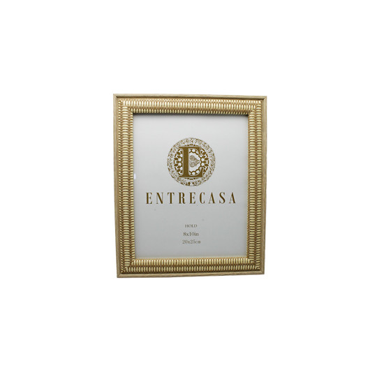 Imagem PORTA-RETRATO DECORATIVO EM MDF COM BORDA TEXTURA PALHA 30X25X2CM - ENTRECASA