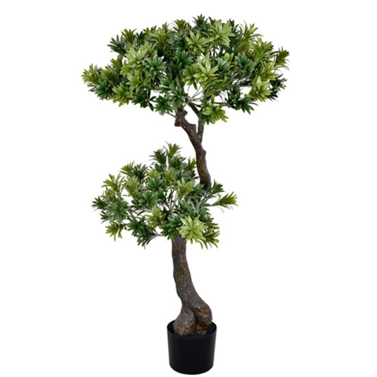 Imagem PLANTA DECORATIVA PODOCARPO FOLHAGEM VERDE EM PLÁSTICO 115X60CM - GRILLO