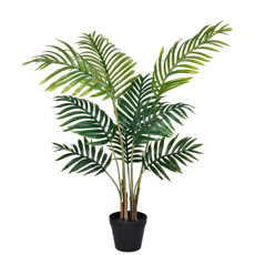 Imagem de PLANTA DECORATIVA PALMEIRA VERDE TOQUE REAL 90X55CM - GRILLO - Grillo Ltda