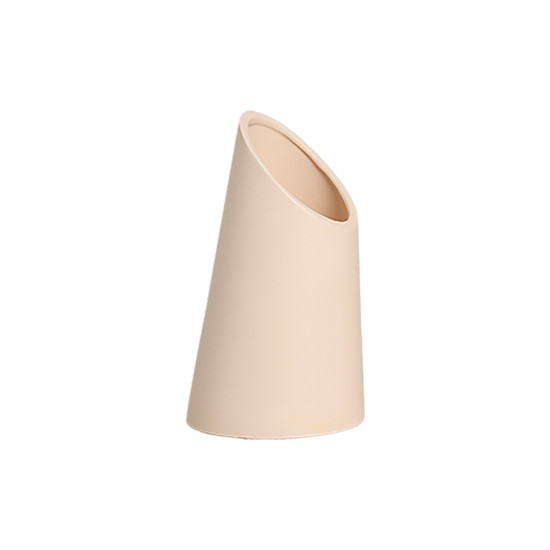 Imagem VASO CONE DECORATIVO EM CERÂMICA ROSÊ FOSCO 23,5X13,5CM - CERÂMICA MAZZOTTI