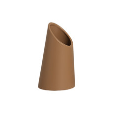 Imagem de VASO CONE DECORATIVO EM CERÂMICA BEGE FOSCO 23,5X13,5CM - CERÂMICA MAZZOTTI - Ceramica Artistica Mazzotti Ltda