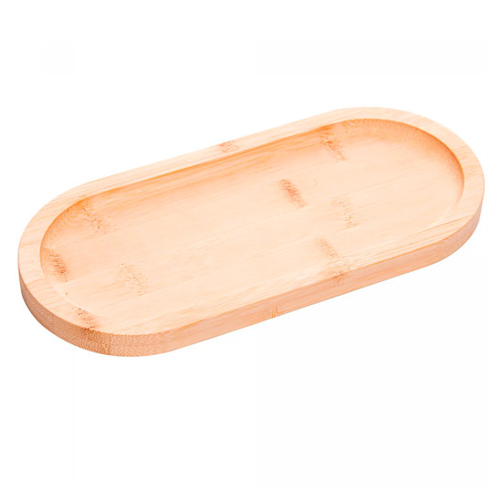 Imagem BANDEJA OVAL NATURE EM BAMBU 1,5X28X12CM - LYOR