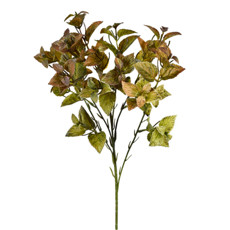Imagem de HASTE DECORATIVA DE FOLHAS DE MENTA VERDE OUTONO EM PLÁSTICO MOLDÁVEL - GRILLO - Grillo Ltda