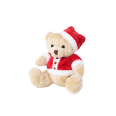 Imagem de URSO NATALINO DECORATIVO DE PELÚCIA 17X13X12 CM - GRILLO 59143 - Grillo Ltda
