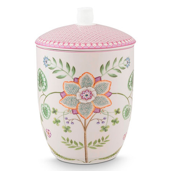 Imagem POTE OFF WHITE 1,5L LILY&LOTUS EM PORCELANA 21X14CM - PIP STUDIO