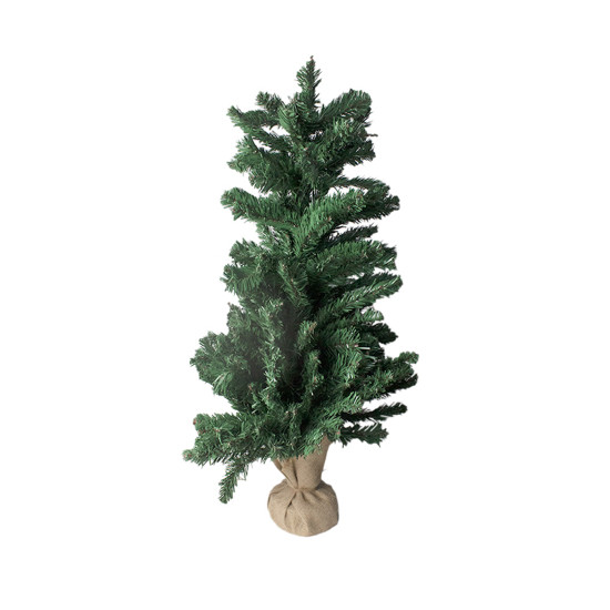 Imagem ÁRVORE NATALINA DECORATIVA VERDE EM PLÁSTICO 90X45X45 CM