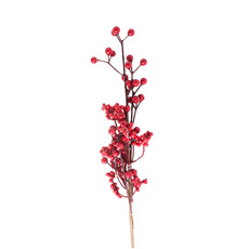 Imagem de GALHO DECORATIVO DE NATAL MÉDIO COM FRUTAS VERMELHA 54CM - CROMUS  - Cromus Embalagens Ind. E Com. Ltda