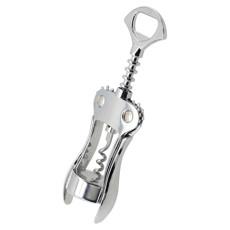 Imagem de ABRIDOR E SACA-ROLHAS DE GARRAFAS EM AÇO INOX 3,5X18,5X6,5CM - BRINOX - Brinox Metalurgica S   A