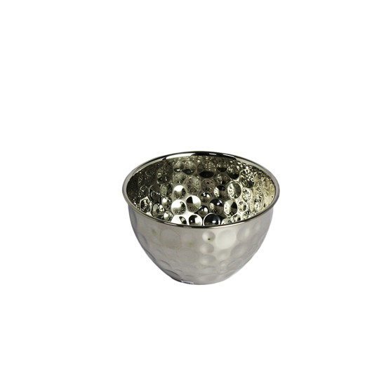 Imagem BOWL MARTELADO EM AÇO INOX 8,5X14,5CM - LILIAN GIFT DESIGN