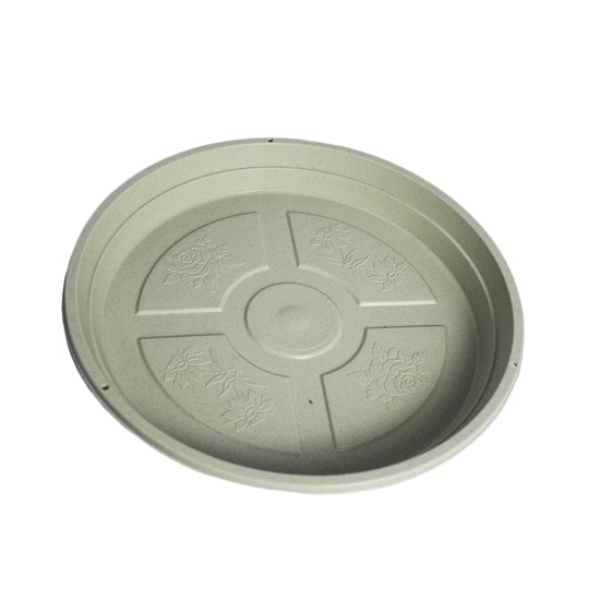 Imagem PRATO PARA VASO DE PLANTAS EM POLIPROPILENO COR CINZA 3X26CM - ATACAPLAST