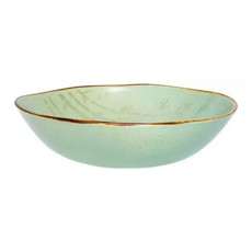 Imagem de SALADEIRA RYO BAMBU VERDE 1,6L EM PORCELANA 7X26,5X25CM - OXFORD - Oxford Porcelanas Sudeste Ltda