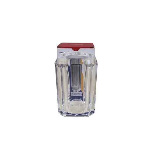 Imagem PORTA ESCOVA DE DENTES LISTRASEVE CLEAR EM ACRÍLICO 210 ML 10X6,5X6,5 CM