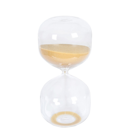 Imagem AMPULHETA 25 MINUTOS DECORATIVA EM VIDRO 21X10X10CM - GRILLO