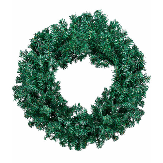 Imagem GUIRLANDA NATALINA DECORATIVA 200 GALHOS VERDE EM PLÁSTICO E METAL 60CM - GRILLO