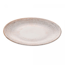 Imagem de PRATO RASO MARÉA 25CM OFF WHITE EM CERÂMICA - WOLFF - Rojemac Impotacao E Exportacao Ltda