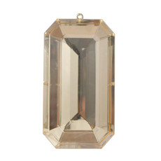 Imagem de ENFEITE DECORATIVO PARA ÁRVORE DE NATAL FORMATO JÓIA JADE DOURADA - CROMUS - Cromus Embalagens Ind E Com Ltda