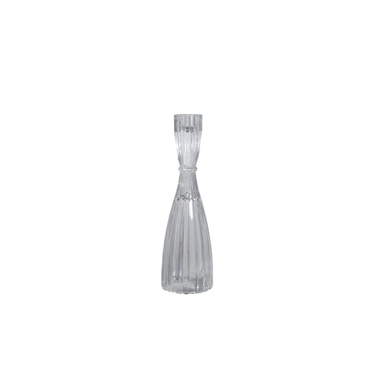 Imagem CASTIÇAL EM CRISTAL LA VOIR TULIP TRANSPARENTE 25X7,5X7,5CM - L'HERMITAGE