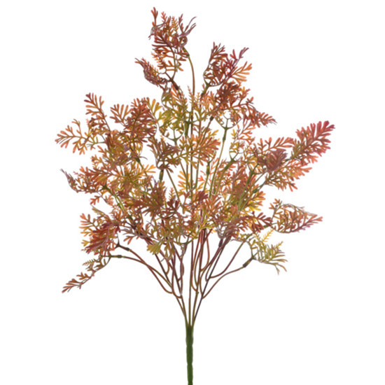 Imagem BUQUÊ DE FOLHAS CIPRESTES OUTONADAS DE PLÁSTICO 40X22CM - GRILLO