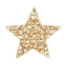 Imagem de ESTRELA ARAMADA DOURADA DECORATIVA EM METAL 30X30CM - GRILLO - Grillo Ltda