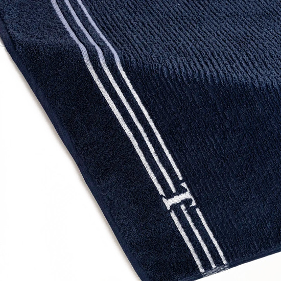 Imagem TOALHA DE PRAIA 100% ALGODÃO ISOLA MARINO / BRANCO 86X160CM - TRUSSARDI