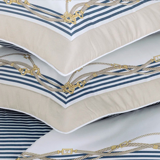 Imagem JOGO DE CAMA QUEEN 300 FIOS 100% ALGODÃO EGÍPCIO GALIZZI - TRUSSARDI