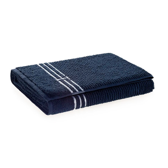 Imagem TOALHA DE PRAIA 100% ALGODÃO ISOLA MARINO / BRANCO 86X160CM - TRUSSARDI