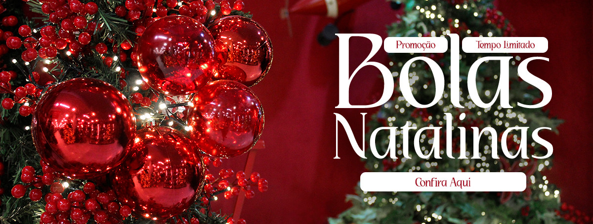 Promoção Bolas Natalinas