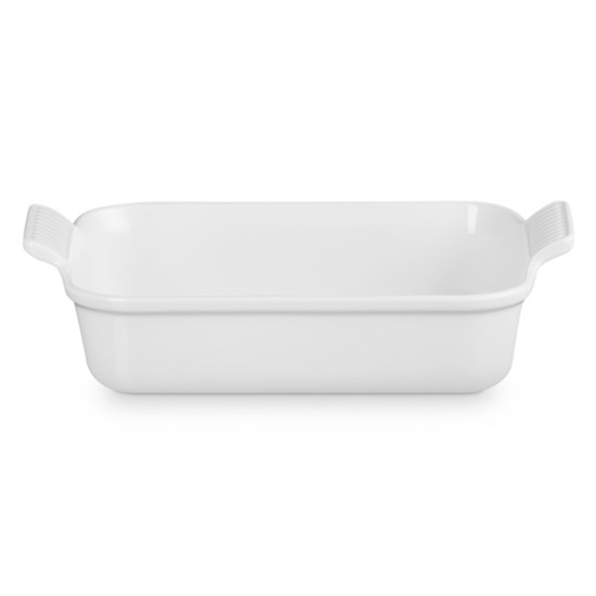 Imagem TRAVESSA RETANGULAR HERITAGE WHITE DE CERÂMICA 9X33X20CM - LE CREUSET