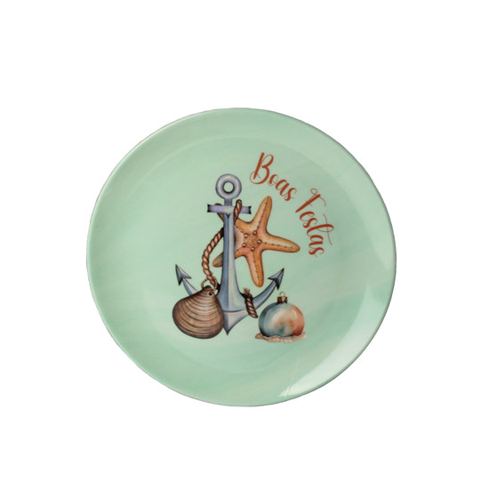 Imagem PRATO PARA SOBREMESA DE MALAMINA 21CM - GRILLO