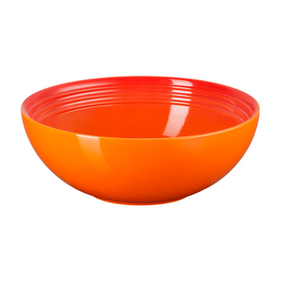 Imagem BOWL DE SERVIR VANCOUVER 2,2L LARANJA DE CERÂMICA 24CM - LE CREUSET