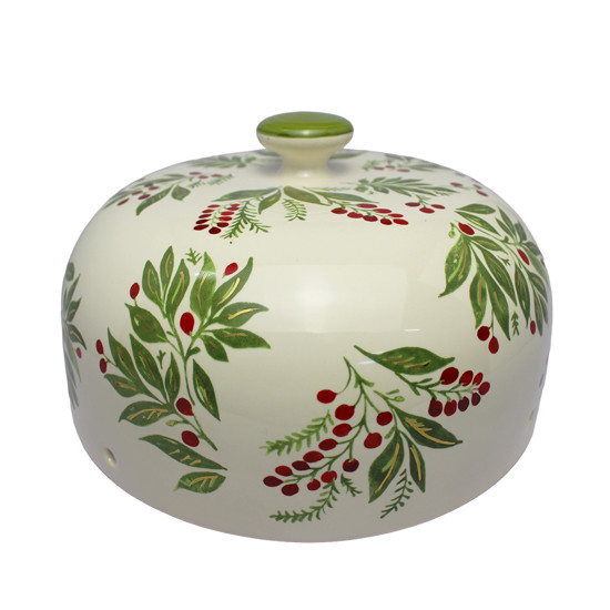 Imagem TAMPA PARA BOLO DE CERÂMICA 15,5X18X18CM - CERÂMICA LUIZ SALVADOR