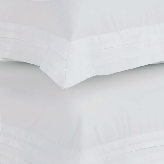 Imagem JOGO DE CAMA KING 400 FIOS ALGODÃO NAXOS BRANCO - TRUSSARDI